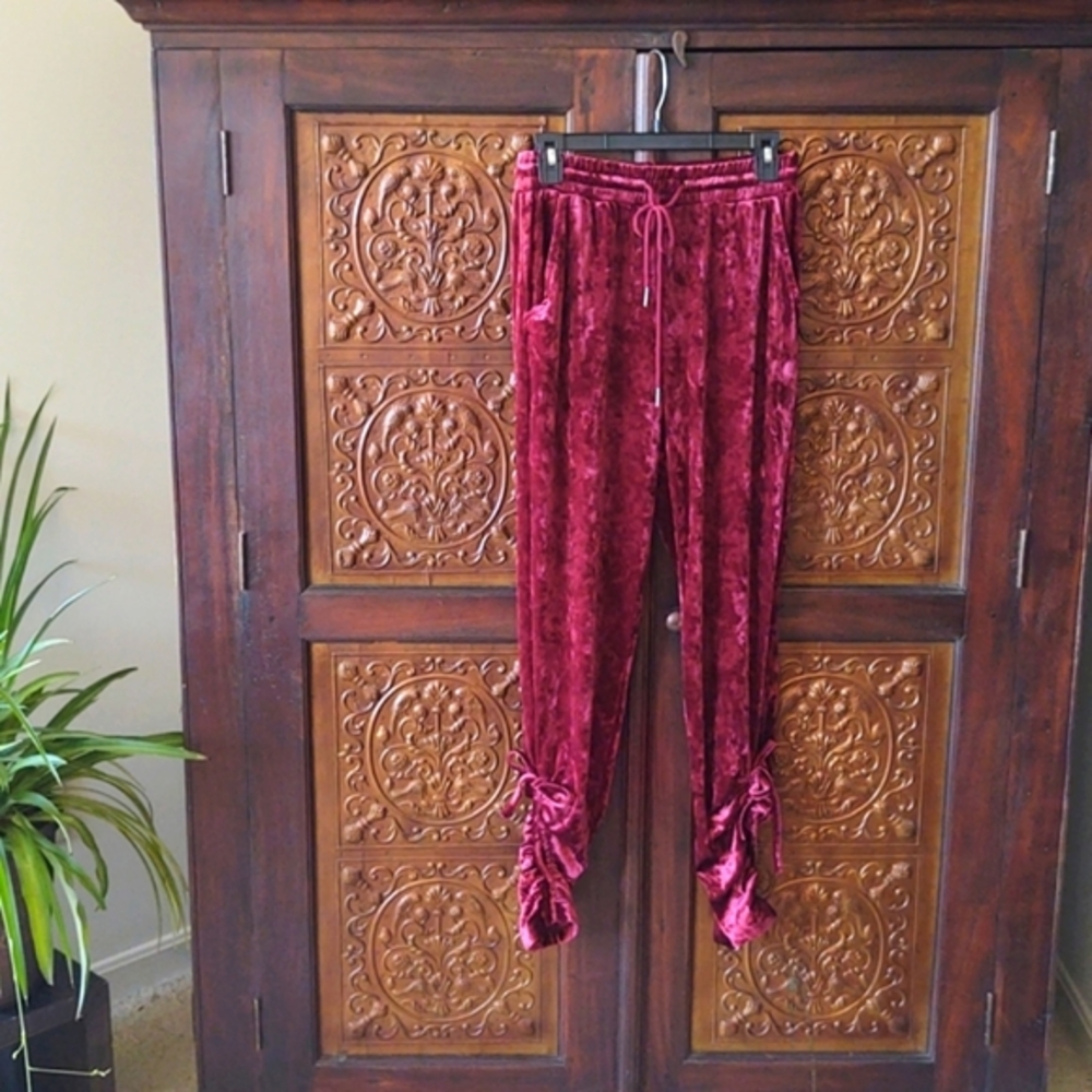 LIKE NEW Velvet joggers